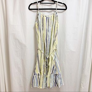 Easel Ash & Antler Yellow & Blue Summer Sun Dress